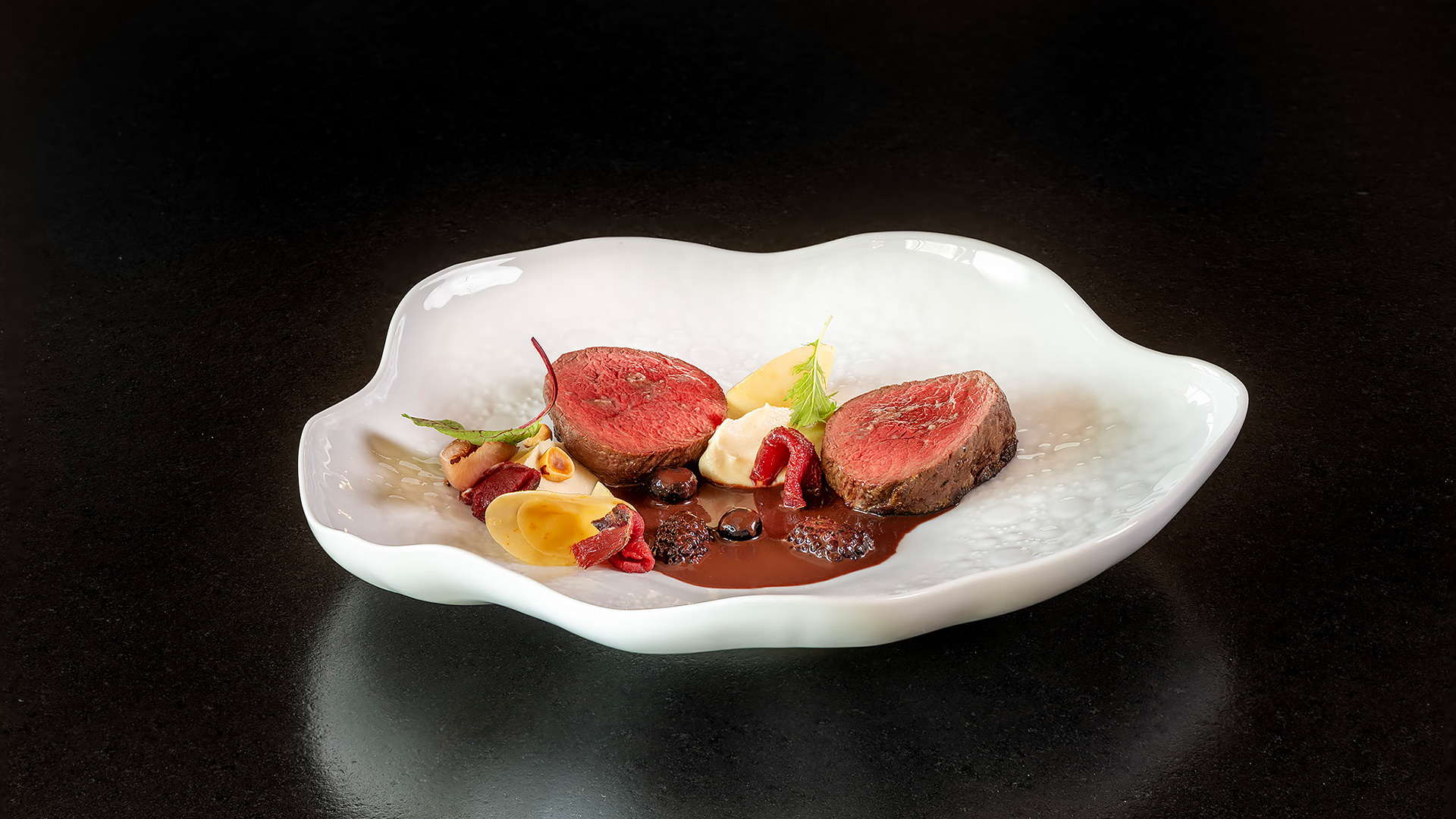 piatto del ristorante burje